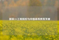 国家211工程院校与中国高等教育发展