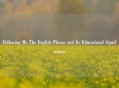 Following Me The English Phrase and Its Educational Significance